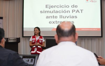 Realiza simulación de activación de Plan de Acción Temprana